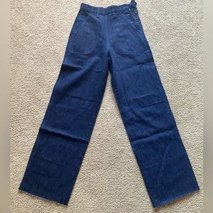 Wideleg sailor jeans